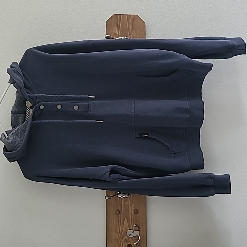 Roxy navy Henley hoodie